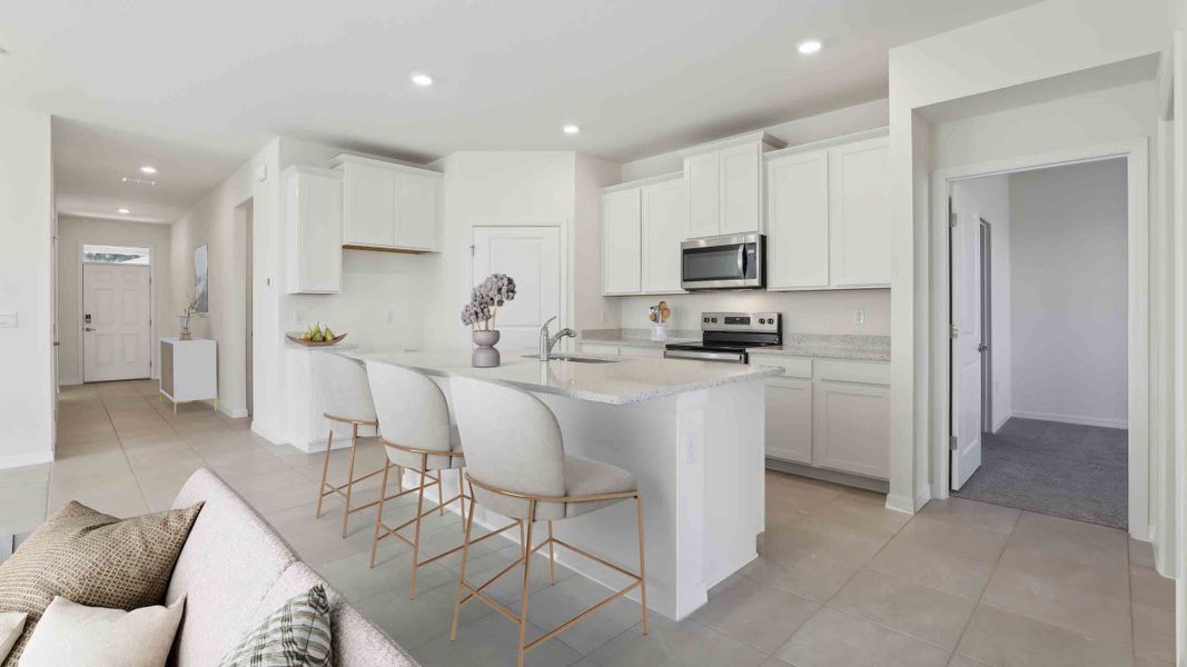 Representative furnished interior of a home built from the Clifton by D.R. Horton in Ocala Preserve, Ocala (Image 2). Representative furnished interior of a home built from the Clifton by D.R. Horton in Ocala Preserve, Ocala (Image 2).