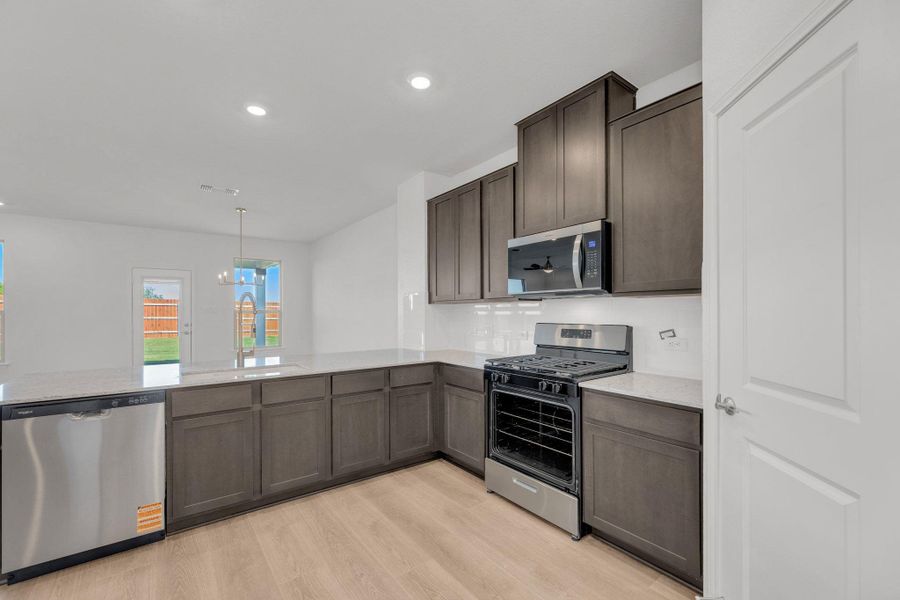 Furnished interior view inside a new home in Salerno - Heritage Collection, Round Rock (Image 8).