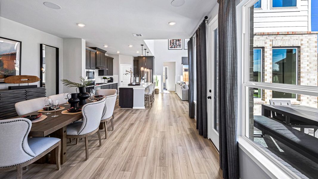 Furnished interior view inside a new home in Avalon at Cypress, Cypress (Image 35).