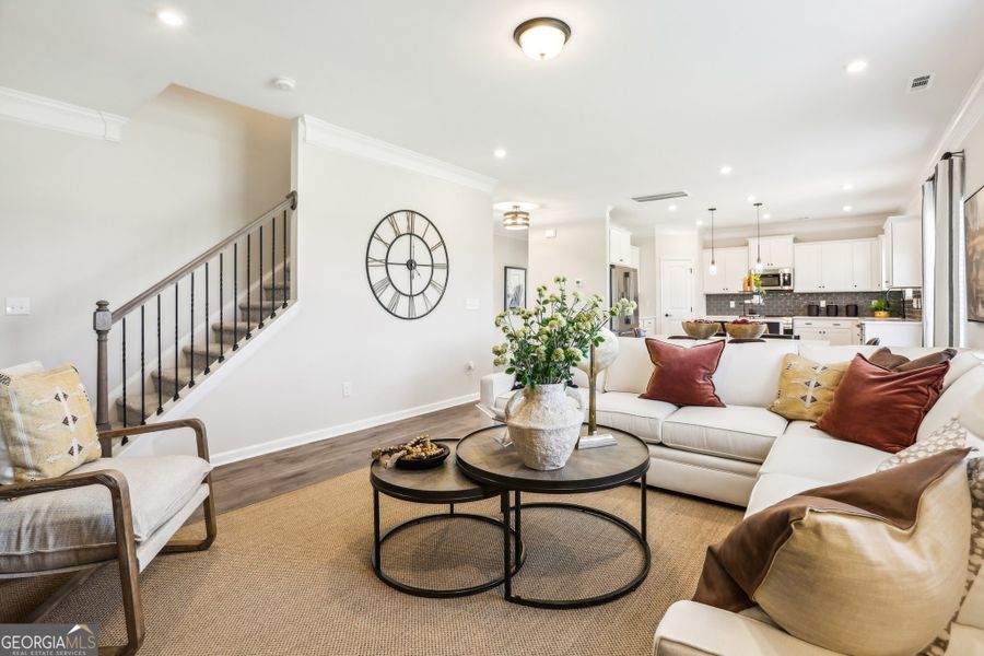 Furnished interior view inside a new home in Maddox Station, Eatonton (Image 5).