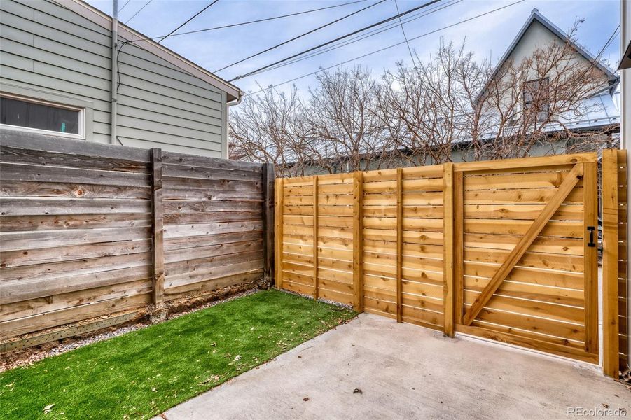 Exterior details and patio area of a home in , Denver (Image 3).