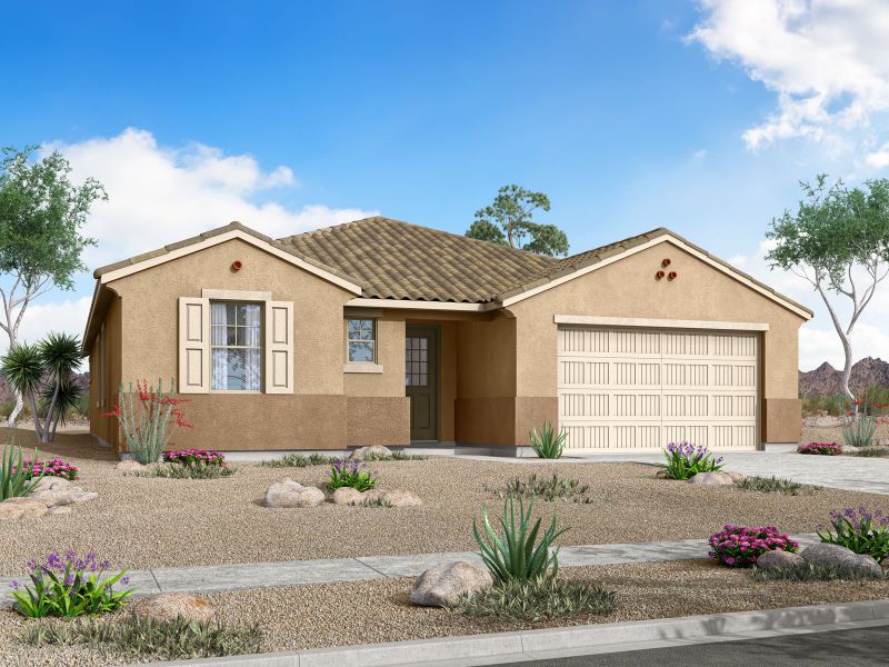 Representative exterior photo of a completed home built from the Harbor by Mattamy Homes in Las Ventanas, Goodyear, AZ (Image 4).