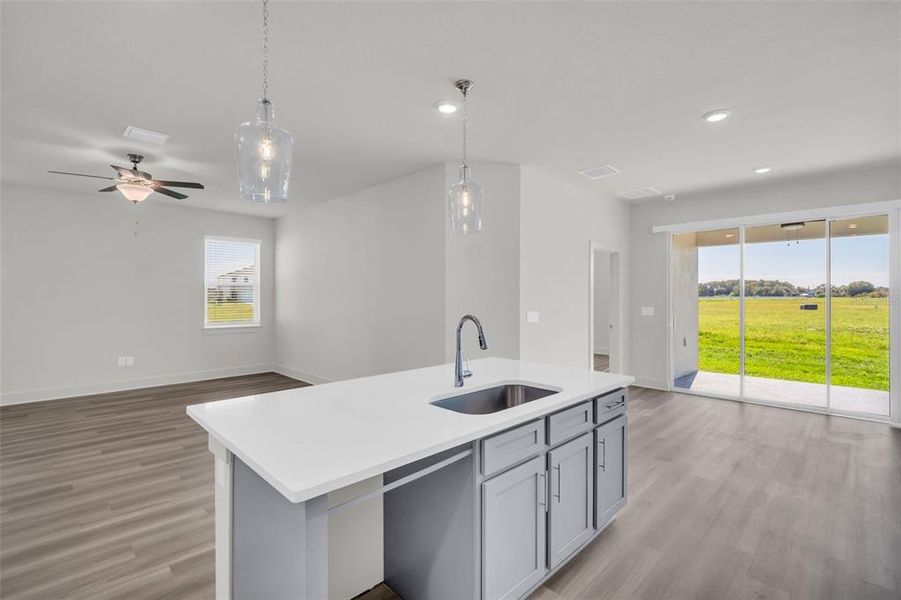 Furnished interior view inside a new home in Emerald Fields, Hudson (Image 14).
