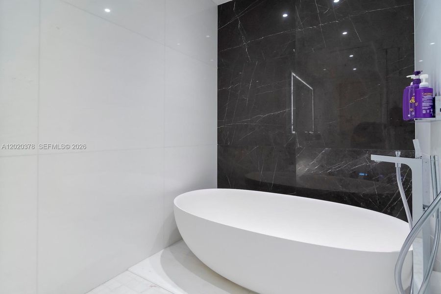 Furnished interior view inside a new home in , Miami (Image 26).