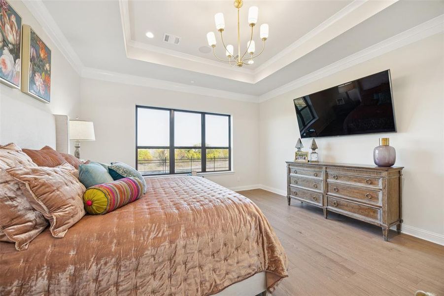 Furnished interior view inside a new home in , Frisco (Image 7).