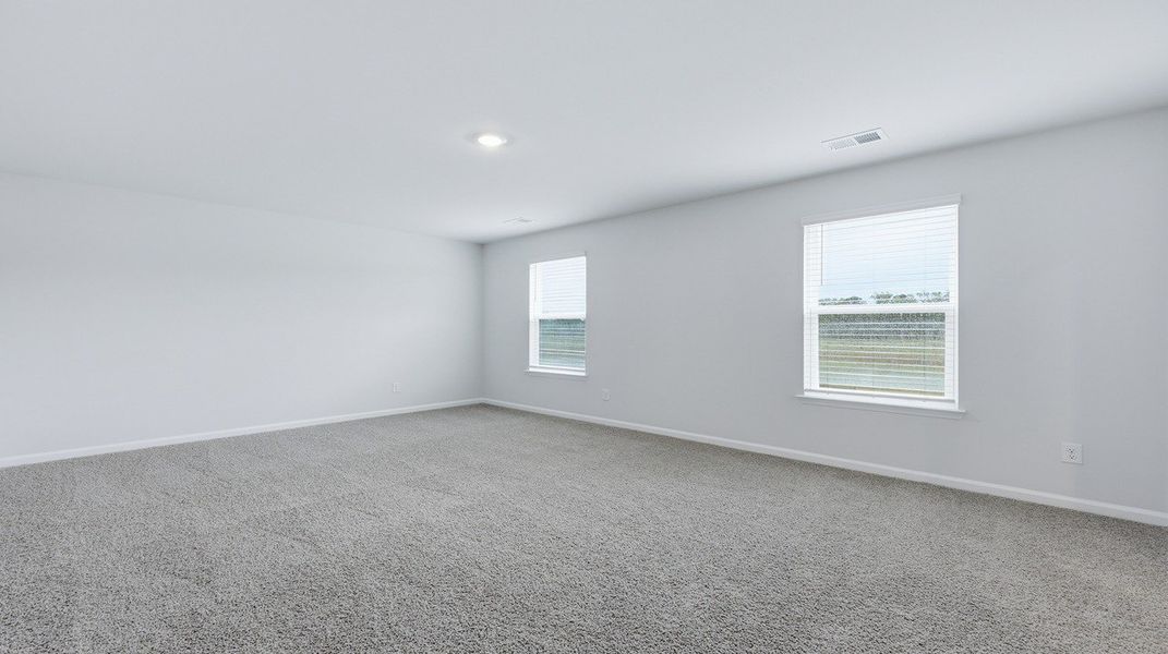 Representative unfurnished interior of a home built from the Hanover by D.R. Horton in The Ranch, Holly Hill (Image 25).