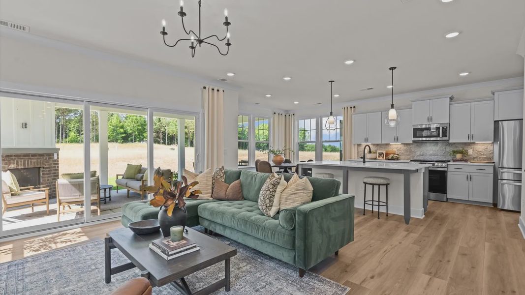 Furnished interior view inside a new home in Essex Village, Franklinton (Image 10).