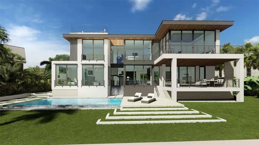 Exterior details and patio area of a home in , Longboat Key (Image 3).