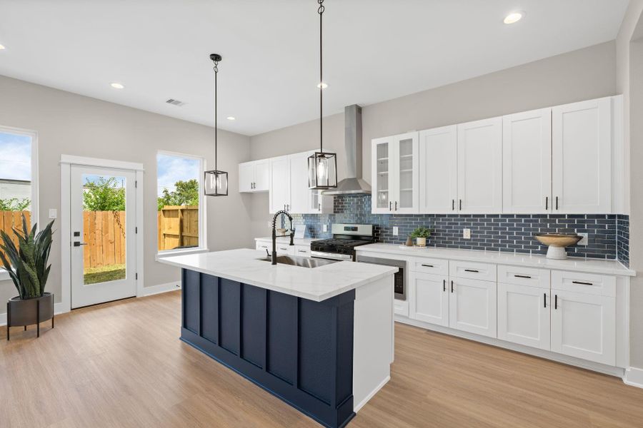 Furnished interior view inside a new home in , Houston (Image 17).