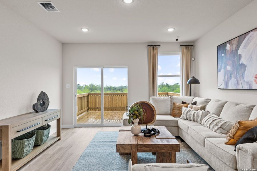 Furnished interior view inside a new home in Park Place, New Braunfels (Image 14).