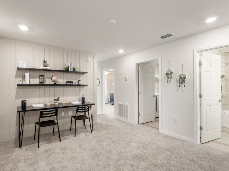 Your new townhome in St. Cloud, FL offers versatile loft space - Flora townhome by Highland Homes