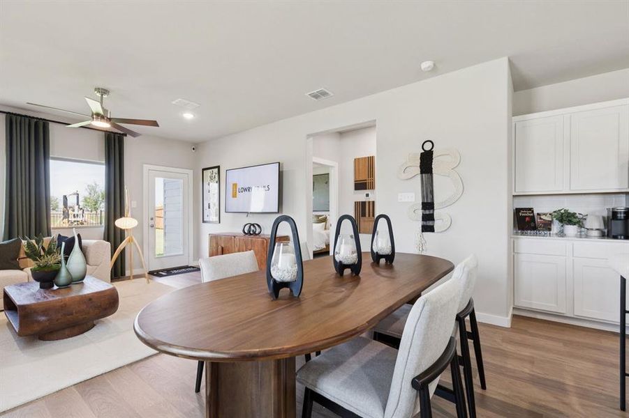 Dining Room in the Magnolia home plan by Trophy Signature Homes – REPRESENTATIVE PHOTO