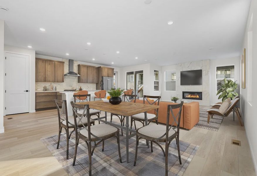 Homesite 46 Dining, Kitchen + Great Room - Virtually Staged - 3 of 20