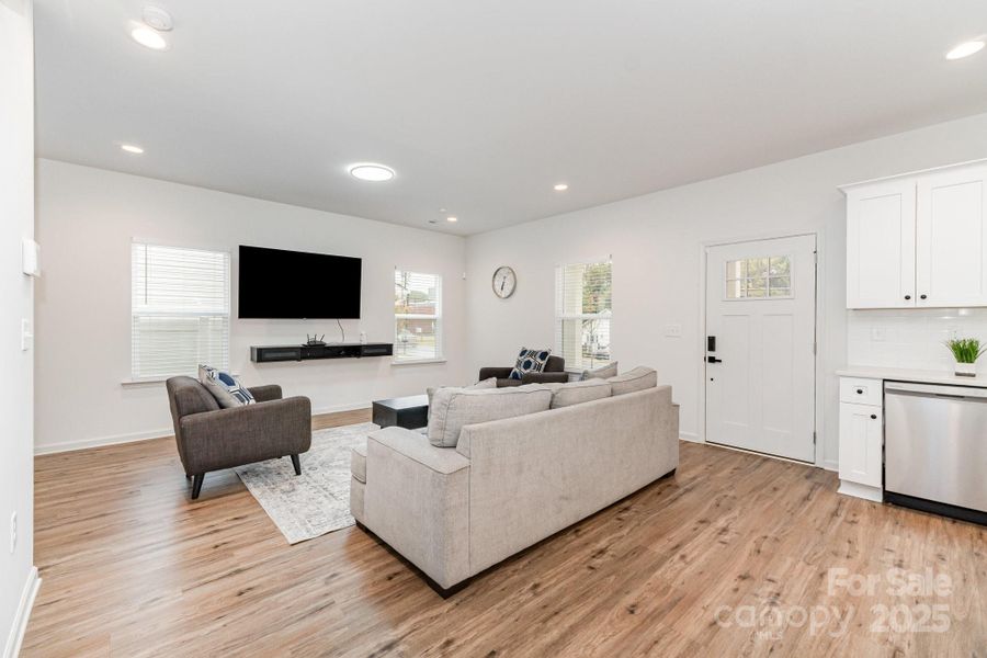 Furnished interior view inside a new home in , Charlotte (Image 6). Furnished interior view inside a new home in , Charlotte (Image 6).