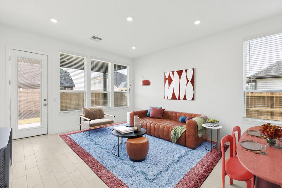 Furnished interior view inside a new home in Windcress, Baytown (Image 16).