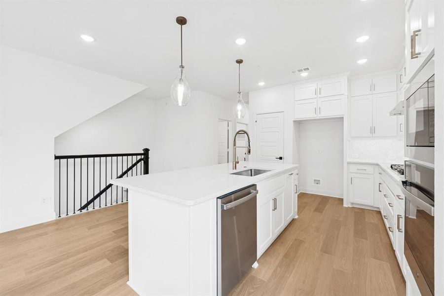 Furnished interior view inside a new home in Hillside at Las Colinas, Irving (Image 11).