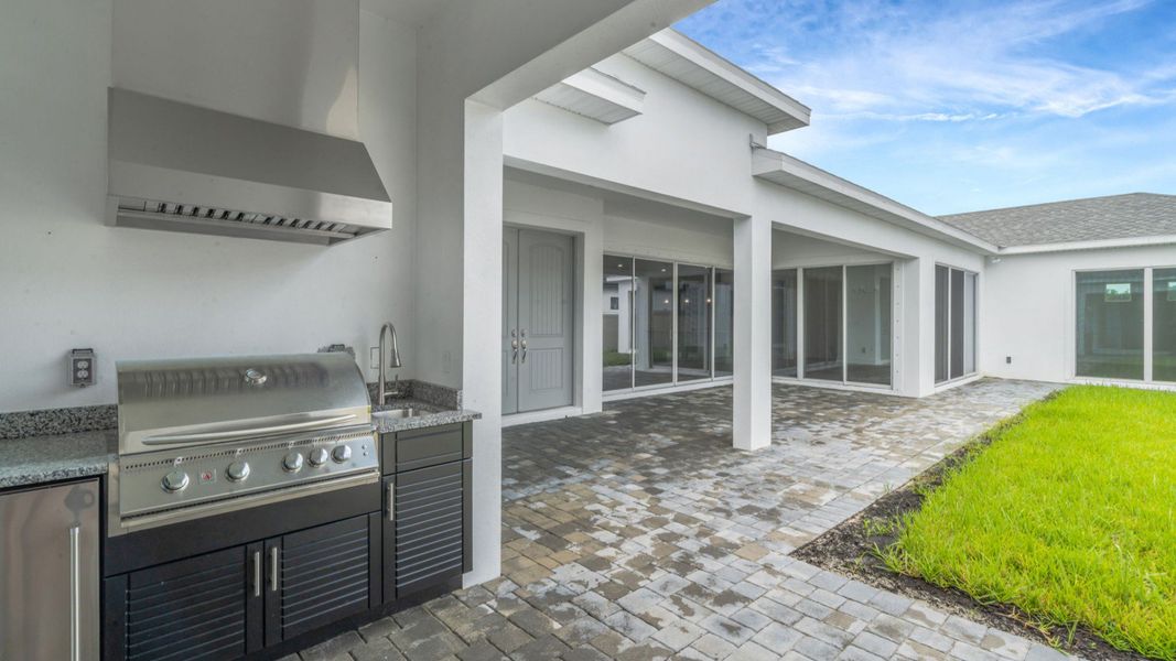 The Courtyard and Summer Kitchen