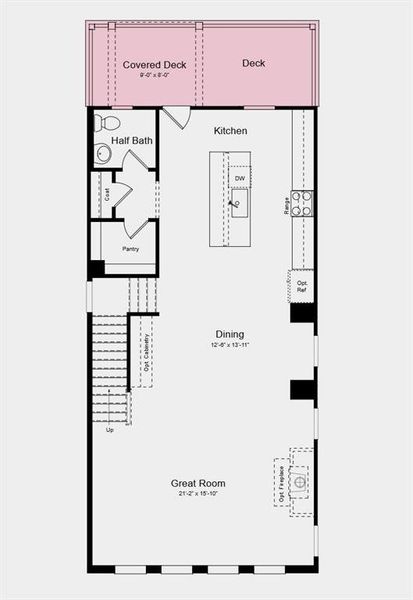 2D floor plan layout of this home in Henson Square, Lawrenceville, GA (Image 1).