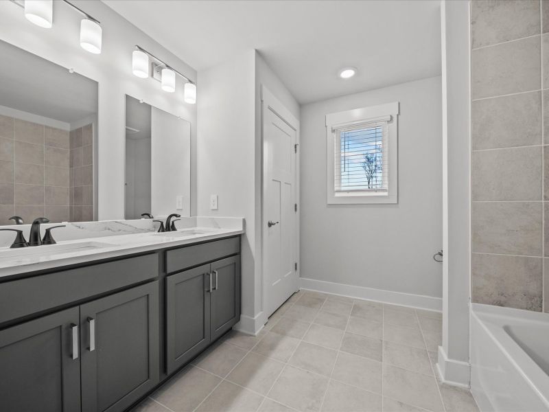 Furnished interior view inside a new home in Cedar Shoals - Signature Collection, Piedmont (Image 8).