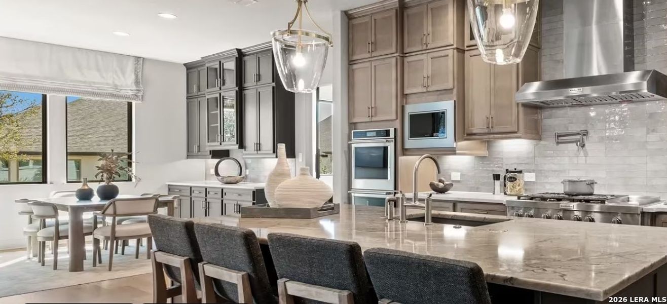 Furnished interior view inside a new home in Shavano Highlands, San Antonio (Image 8).