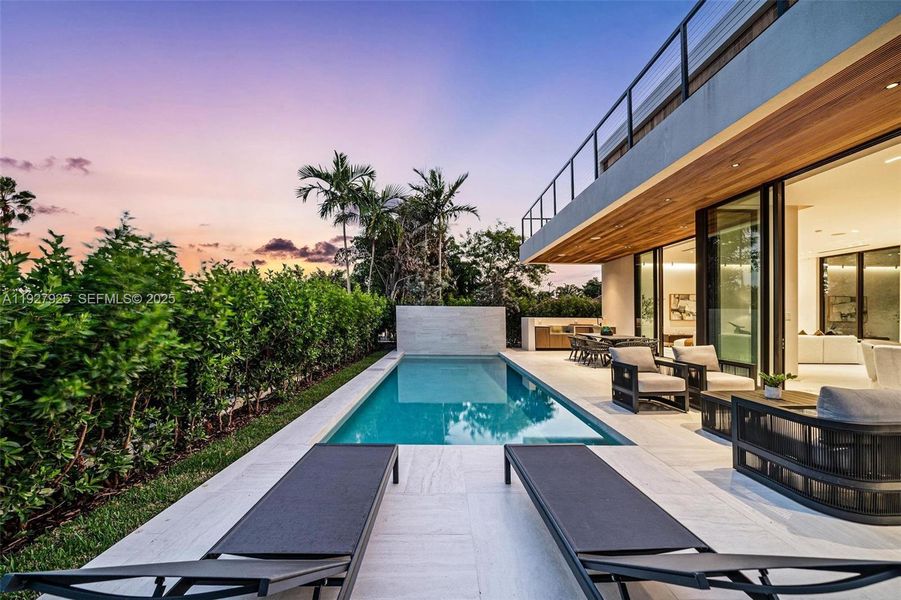 Exterior details and patio area of a home in , Surfside (Image 40). Exterior details and patio area of a home in , Surfside (Image 40).