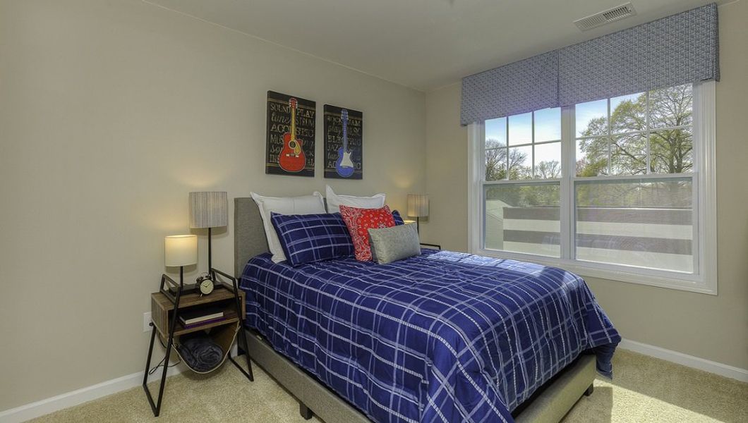 Representative furnished interior of a home built from the Carson by D.R. Horton in Townes at Tap Root Farms, Fletcher (Image 30).