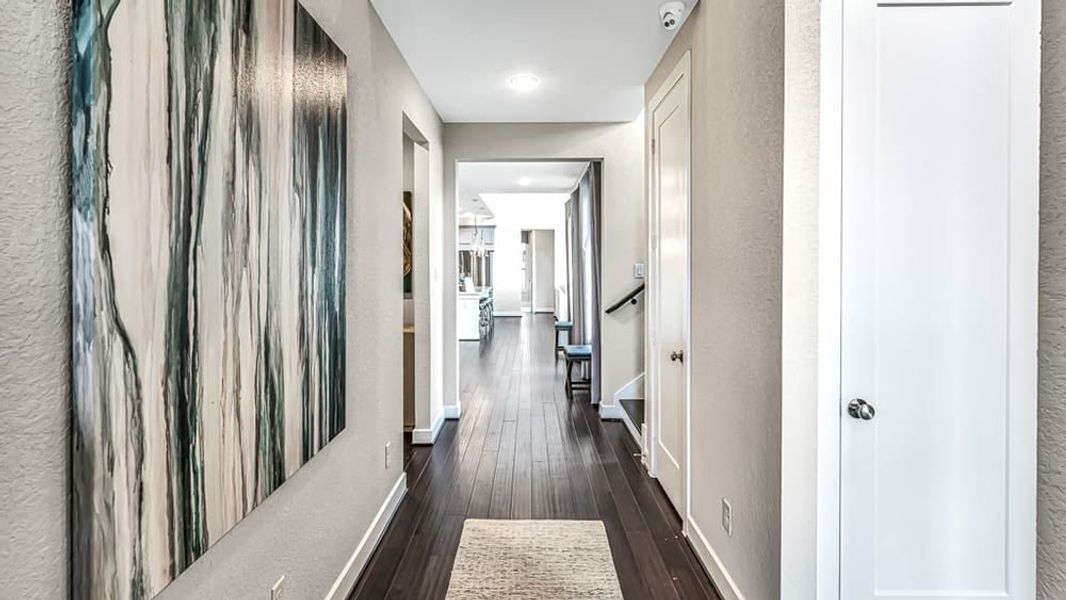 Furnished interior view inside a new home in Avalon at Cypress, Cypress (Image 42).