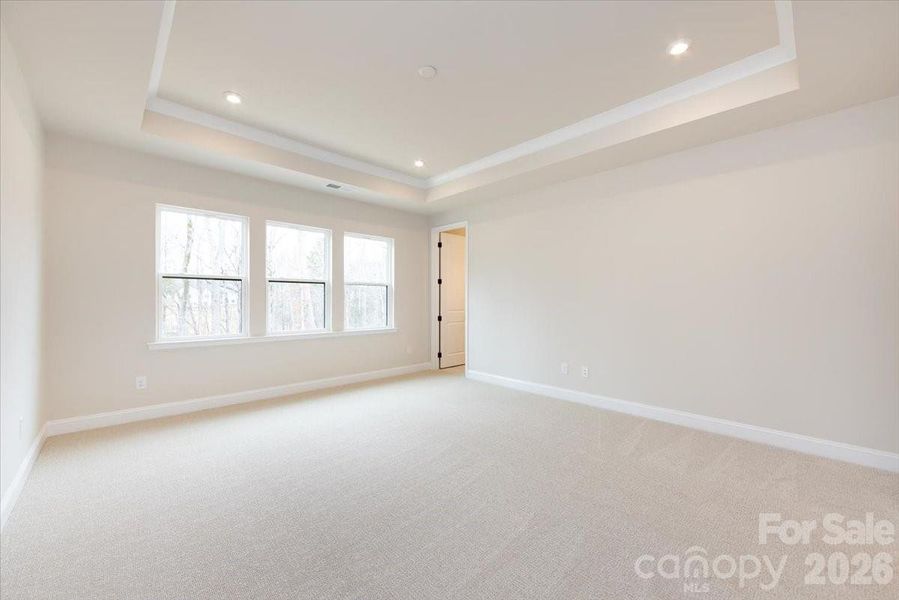 Light filled primary bedroom