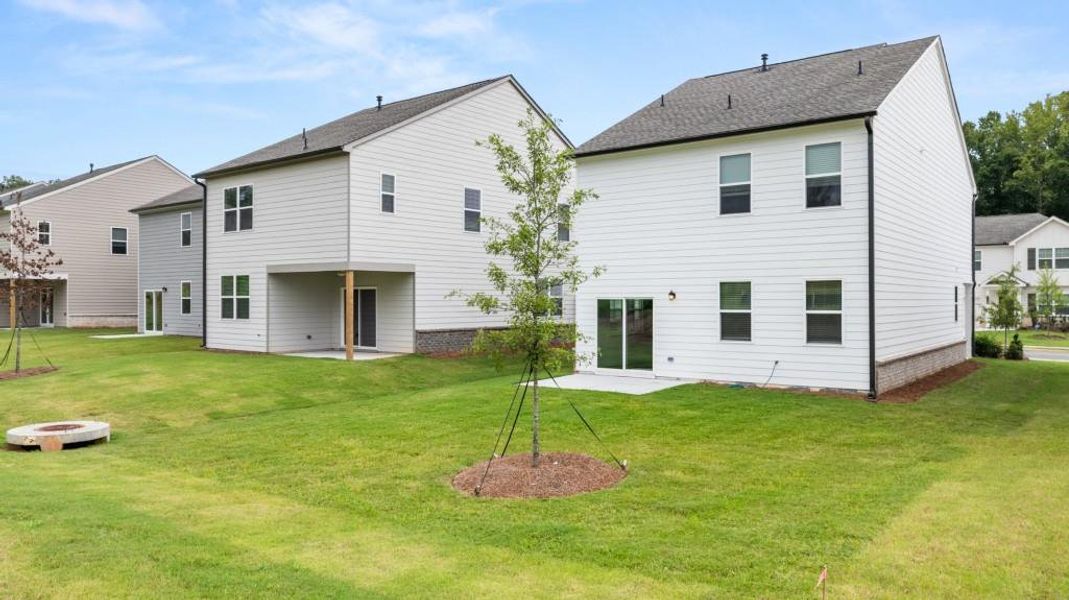 Exterior details and patio area of a home in Timber Ridge: Timber Ridge 42', Douglasville (Image 18). Exterior details and patio area of a home in Timber Ridge: Timber Ridge 42', Douglasville (Image 18).