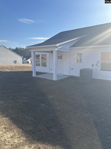 Exterior details and patio area of a home in Piney Woods Bluff, Columbia (Image 16).