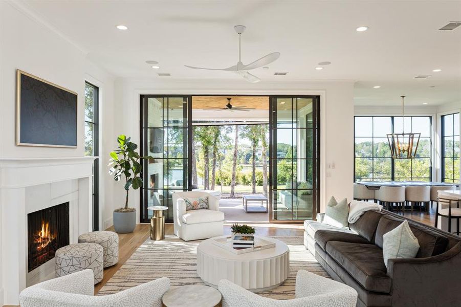 Furnished interior view inside a new home in , Malakoff (Image 33). Furnished interior view inside a new home in , Malakoff (Image 33).