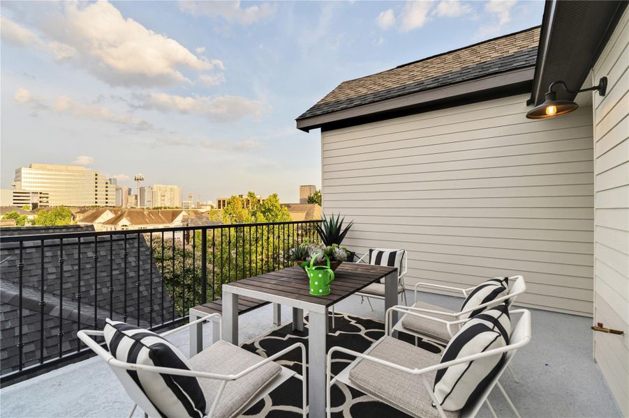 Downtown views from Roof Deck