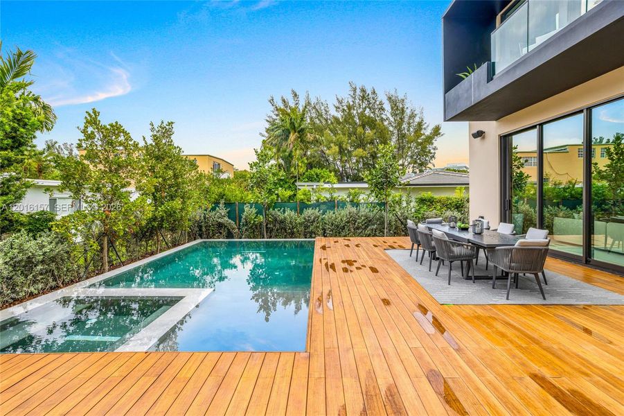 Exterior details and patio area of a home in , Miami Beach (Image 36).