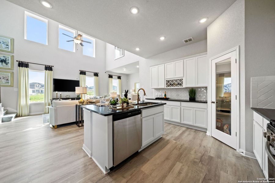 Furnished interior view inside a new home in Applewhite Meadows, San Antonio (Image 7). Furnished interior view inside a new home in Applewhite Meadows, San Antonio (Image 7).