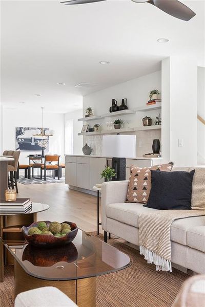 Furnished interior view inside a new home in , Atlanta (Image 14).