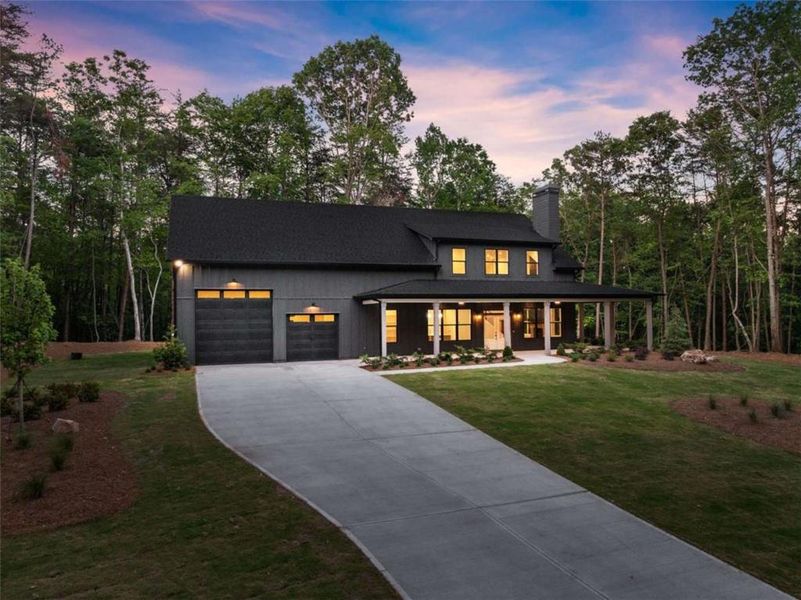 Front exterior of a new home in , Clarkesville, GA, highlighting curb appeal (Image 22).