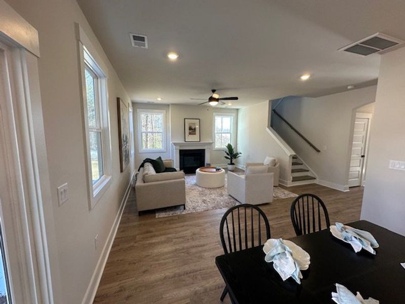 This inviting space offers an open concept, perfec