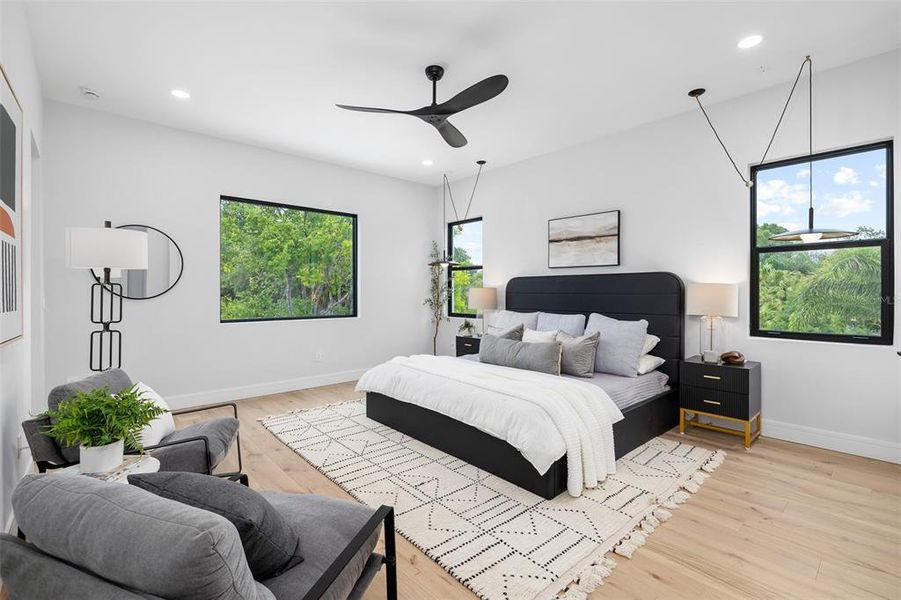 Furnished interior view inside a new home in , Tampa (Image 47).