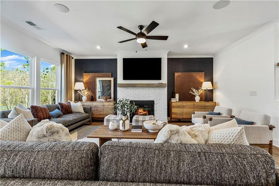 Furnished interior view inside a new home in Arden, Cumming (Image 35). Furnished interior view inside a new home in Arden, Cumming (Image 35).