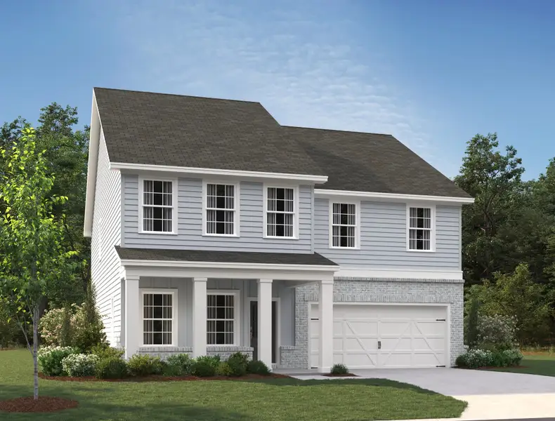 Representative exterior photo of a completed home built from the Pearson by Ashton Woods in Langston Reserve, Cartersville, GA (Image 2). Representative exterior photo of a completed home built from the Pearson by Ashton Woods in Langston Reserve, Cartersville, GA (Image 2).