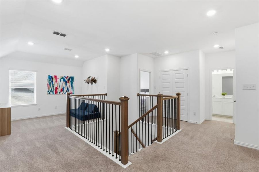 Furnished interior view inside a new home in Whitewing Trails, Princeton (Image 33).