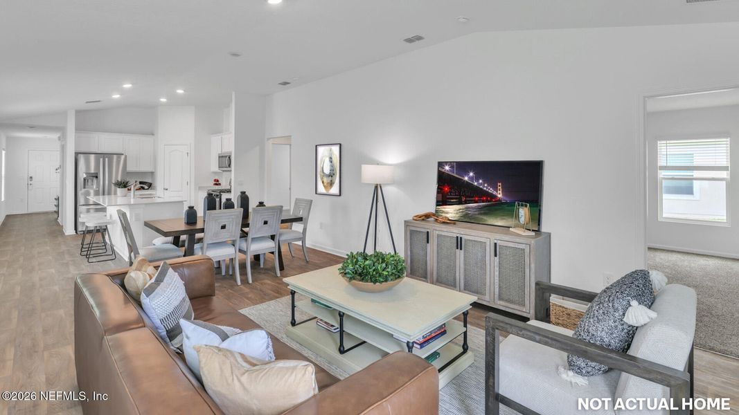 Furnished interior view inside a new home in Grand Reserve, Bunnell (Image 3).