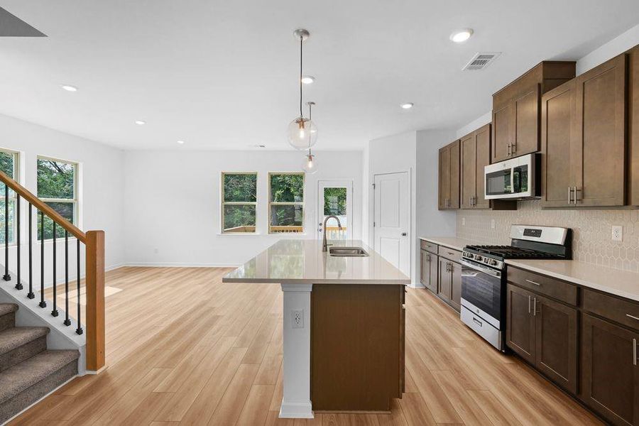 Furnished interior view inside a new home in Auburn Glen, Dacula (Image 4).