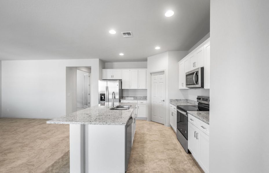 Furnished interior view inside a new home in Hayden Estates, Buckeye (Image 7).