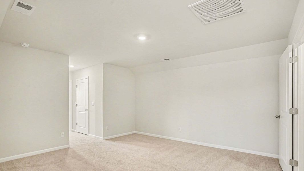 Representative unfurnished interior of a home built from the Bristol by D.R. Horton in Fox Run, Supply (Image 14).