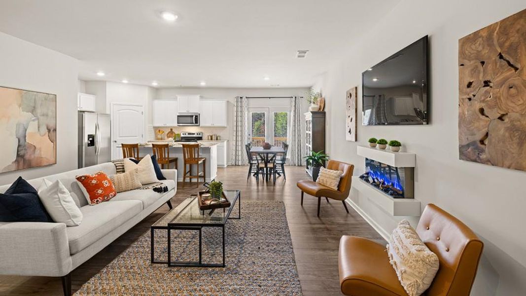 Furnished interior view inside a new home in Hughes Court, Dawsonville (Image 35).