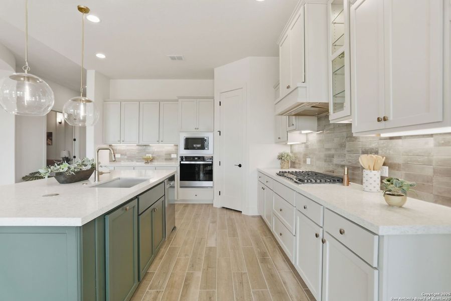 Furnished interior view inside a new home in Kinder Ranch 70's, San Antonio (Image 17).