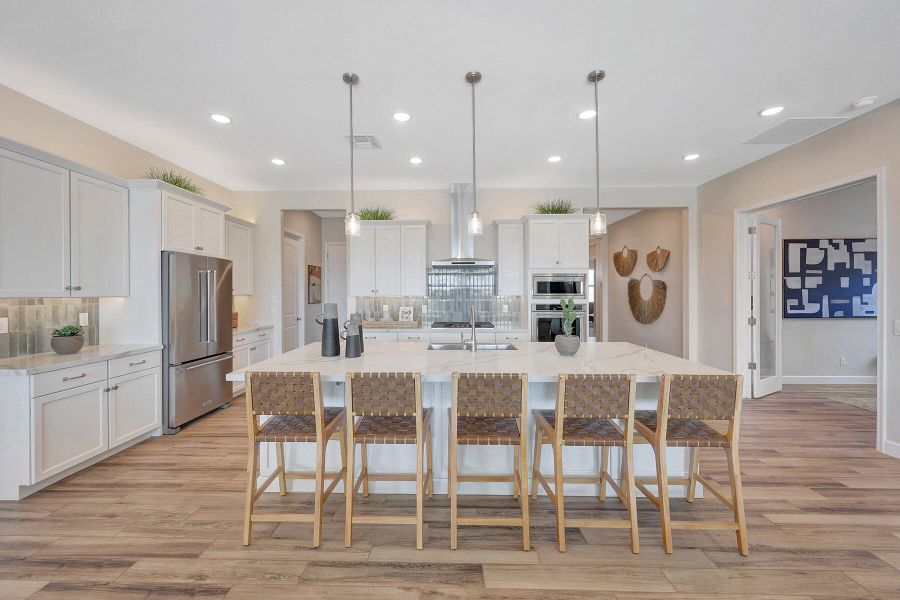 Representative furnished interior of a home built from the Crimson by Mattamy Homes in Miravida, Surprise (Image 15).