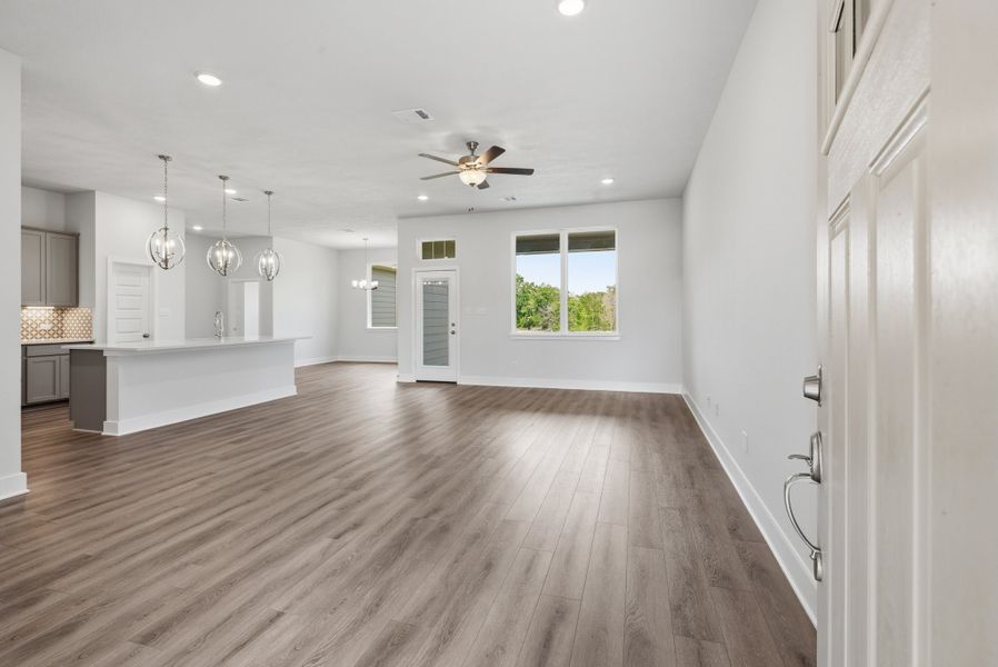Representative unfurnished interior of a home built from the The 2205 by Stylecraft Builders in The Homestead, Temple (Image 5).