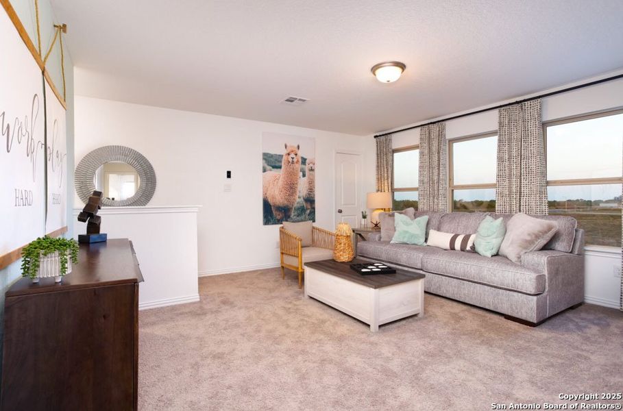 Furnished interior view inside a new home in Morgan Meadows, San Antonio (Image 7).